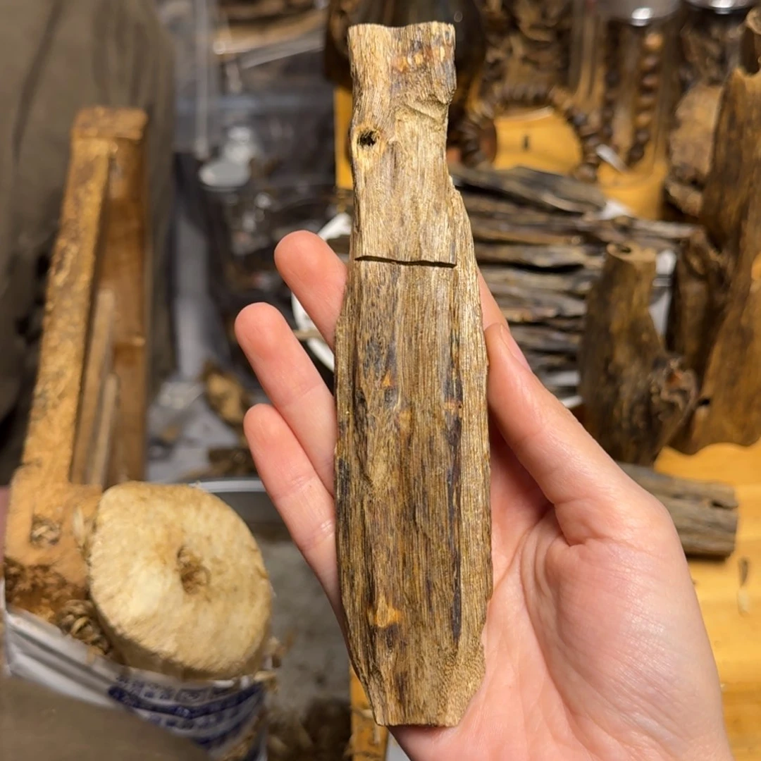 沉香沉香碎屑白棋块料27克