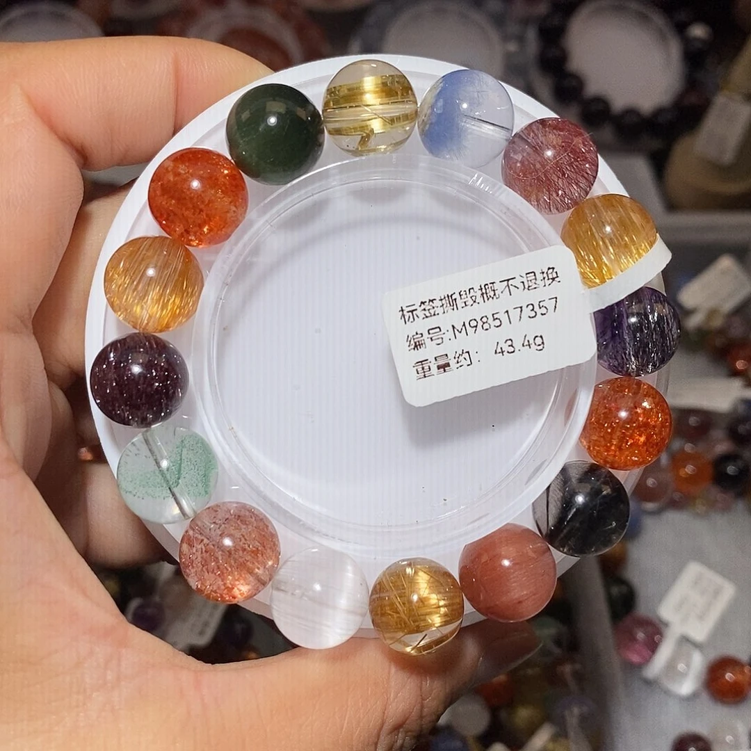 未镶嵌水晶手链多宝手链12