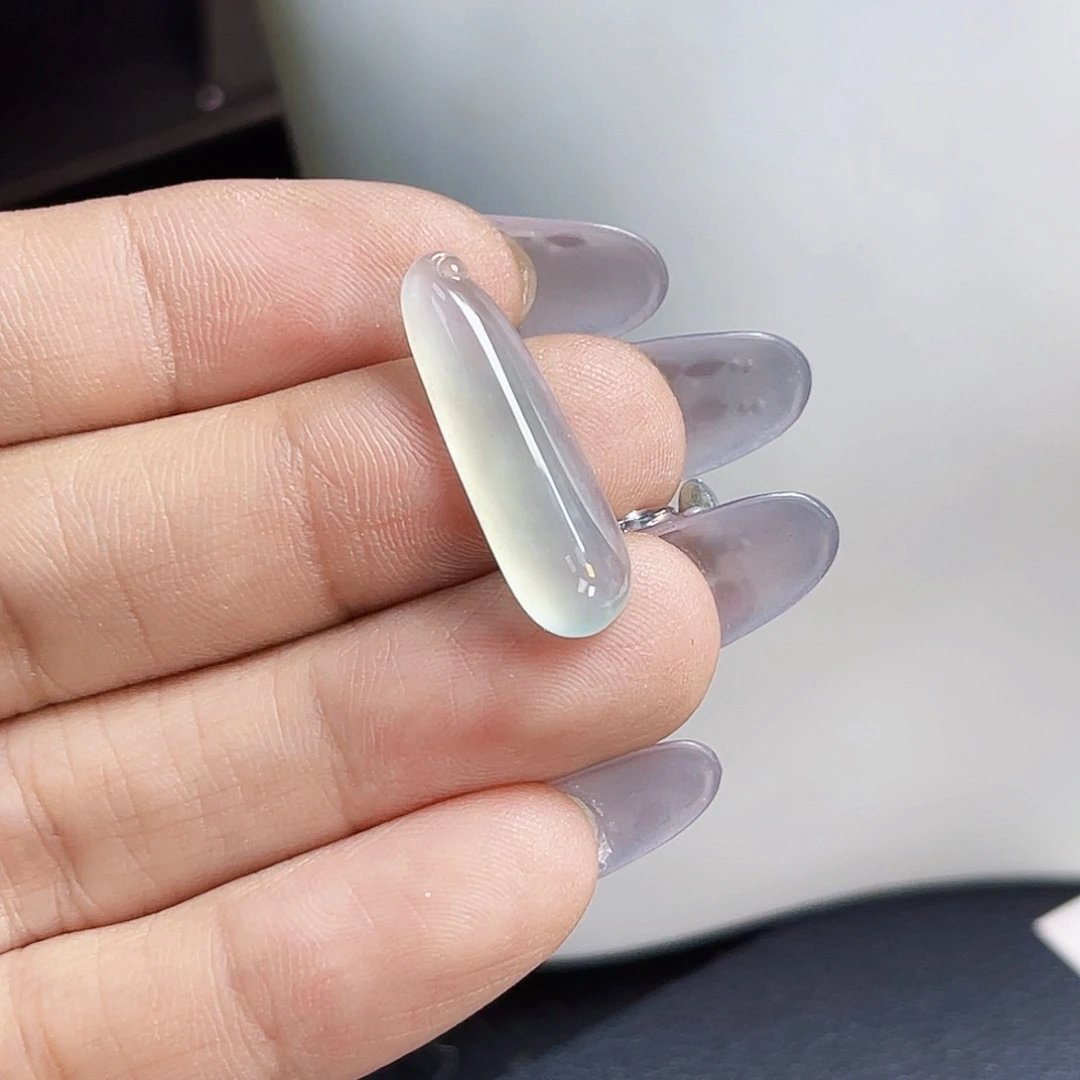 翡翠裸石XG006老坑起胶福瓜