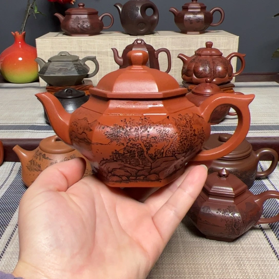 紫砂茶壶曙*宜兴紫砂