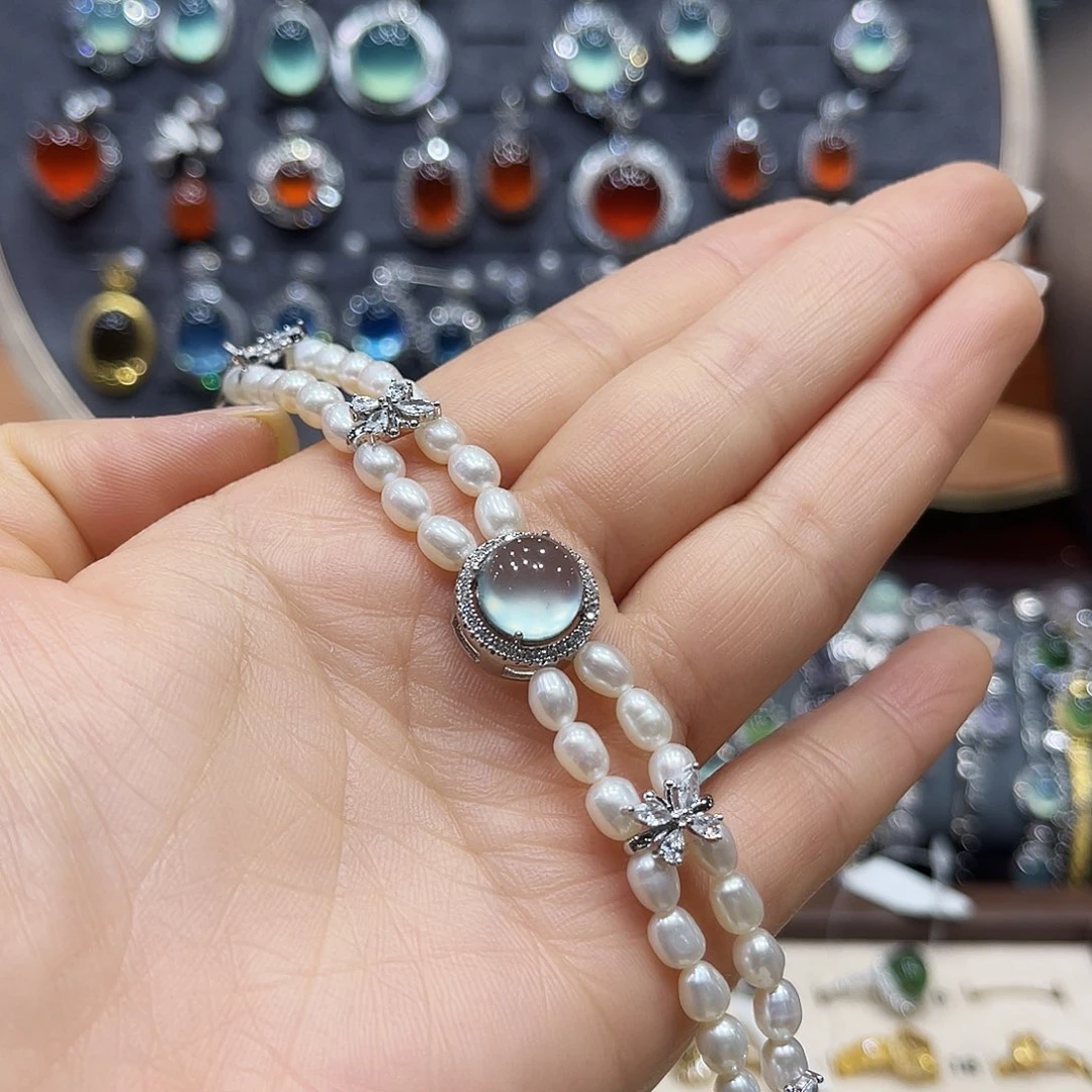 但***程蛇纹石玉银S925镶嵌戒指