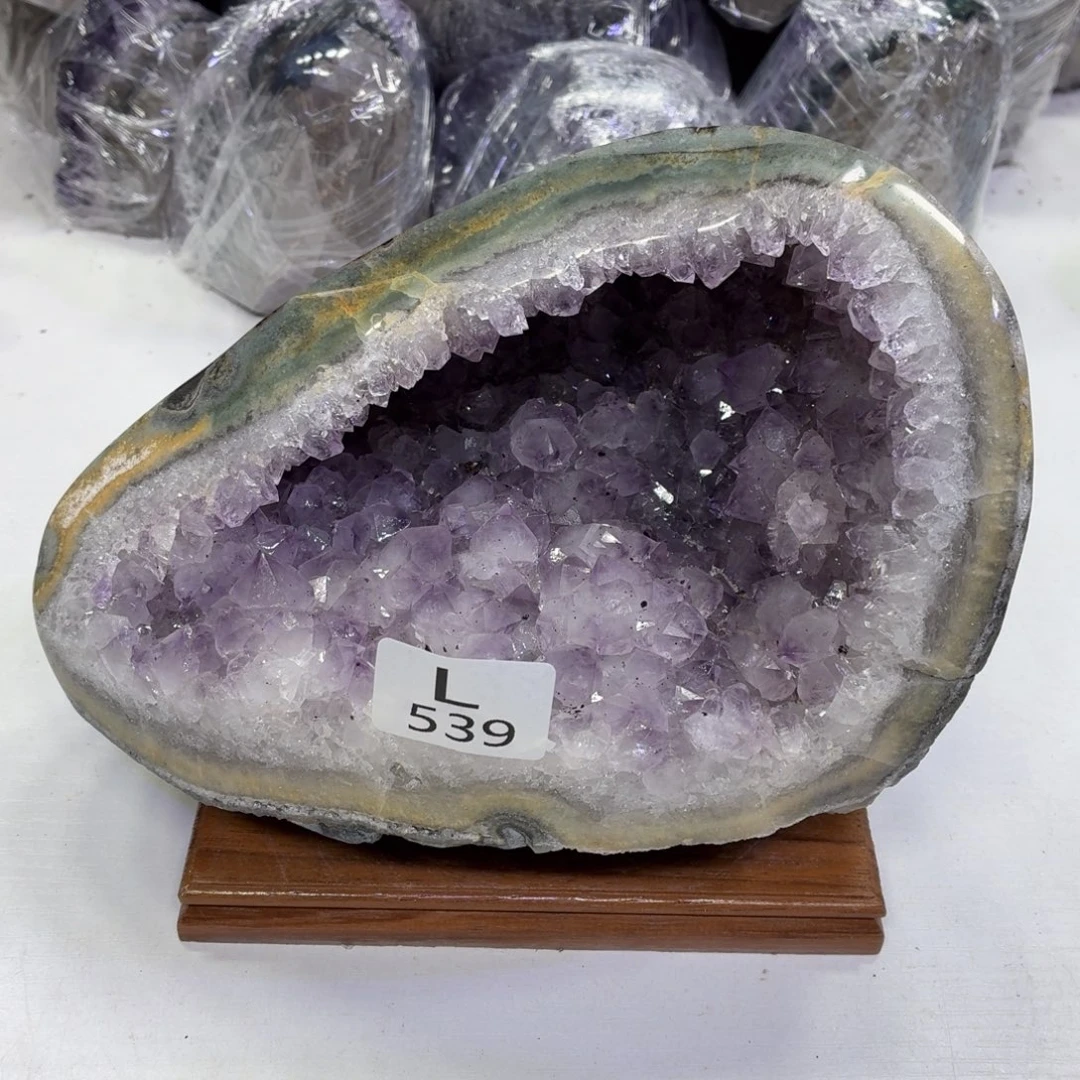 水晶摆件未镶嵌天然紫水晶