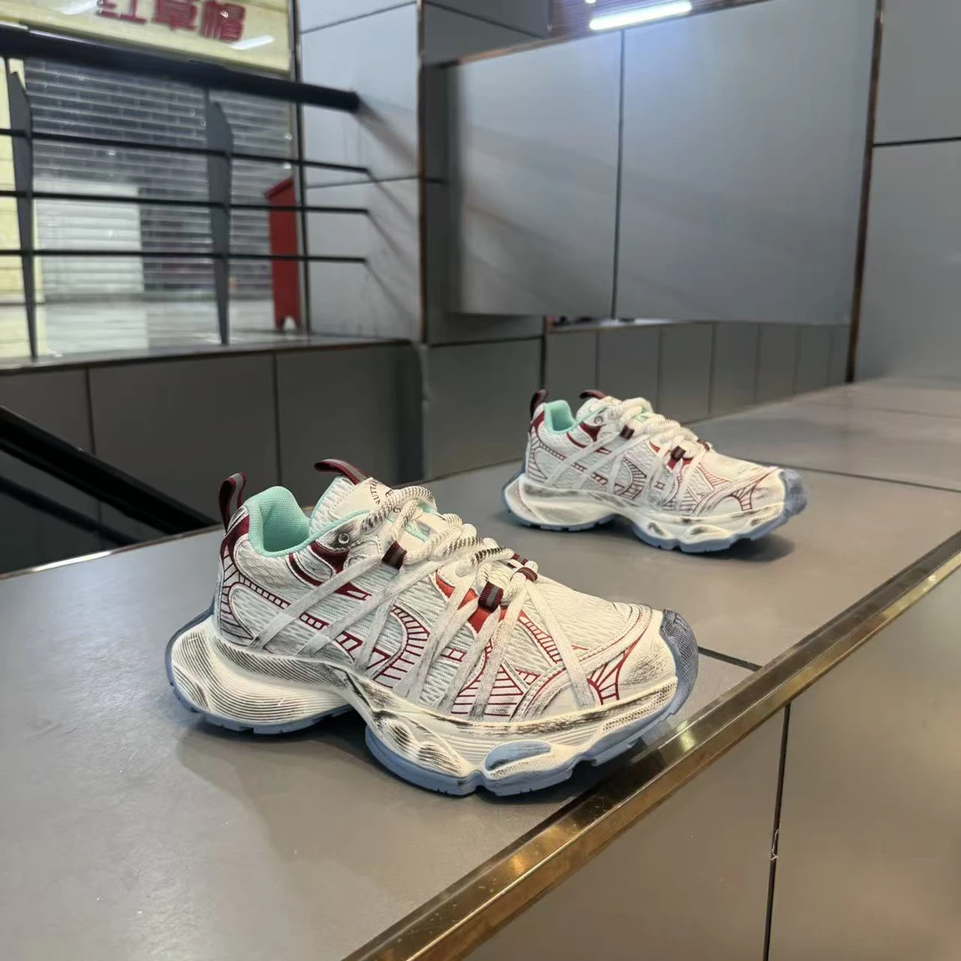系带增高休闲风运动鞋鞋子休闲老爹鞋秋季休闲鞋透气潮流