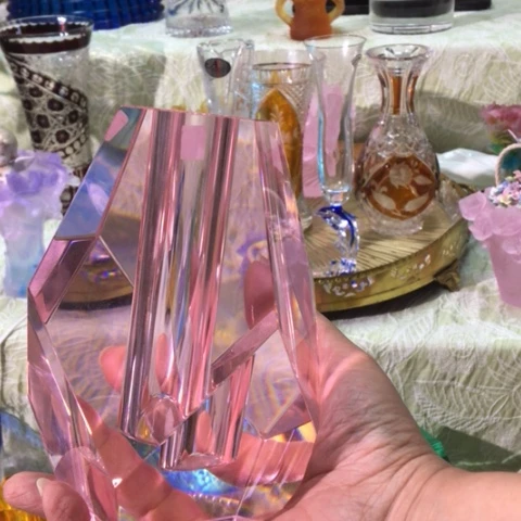 有机玻璃水晶花瓶微瑕