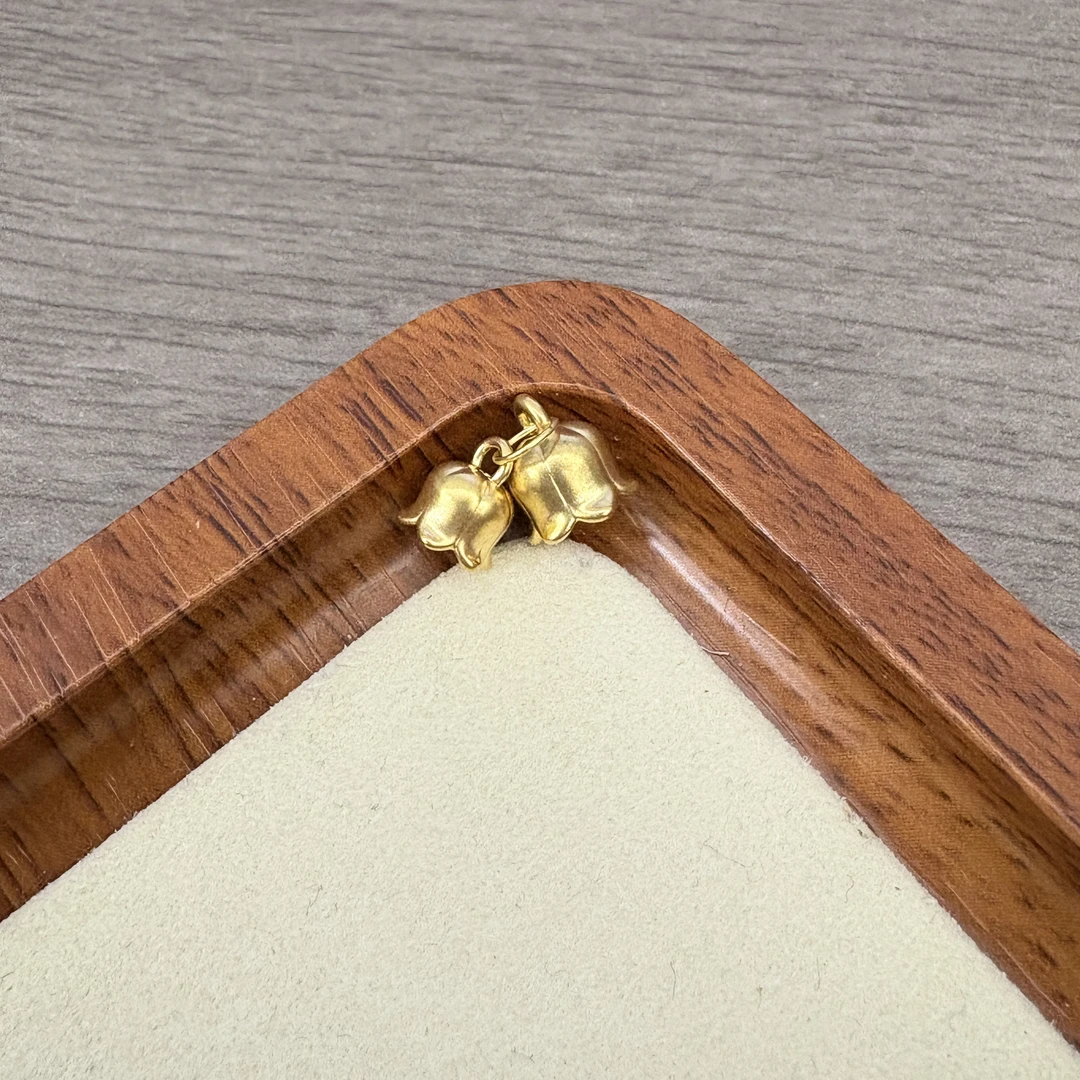 足金999铃兰花提溜DP0301