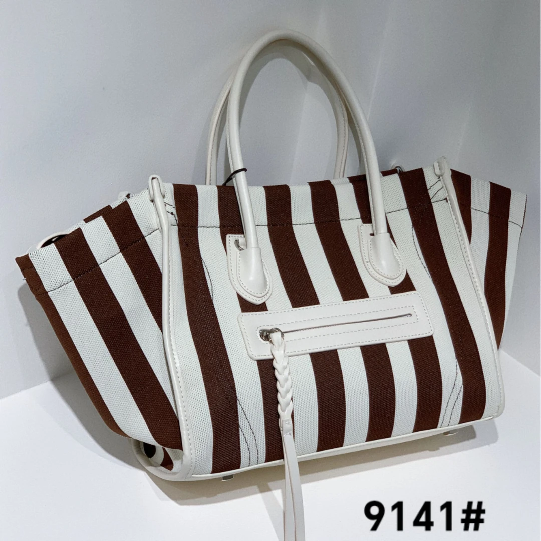 【一秒入夏】XY-9141-米咖时尚简约通勤百搭休闲单肩韩版气质托特包