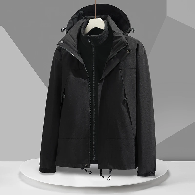 【奥莱折扣】户外防风保暖防寒透气大码情侣运动休闲外套登山秋冬