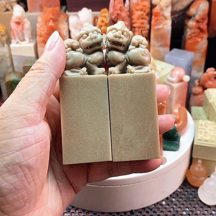 福建寿宁石寿宁石瑞兽钮章