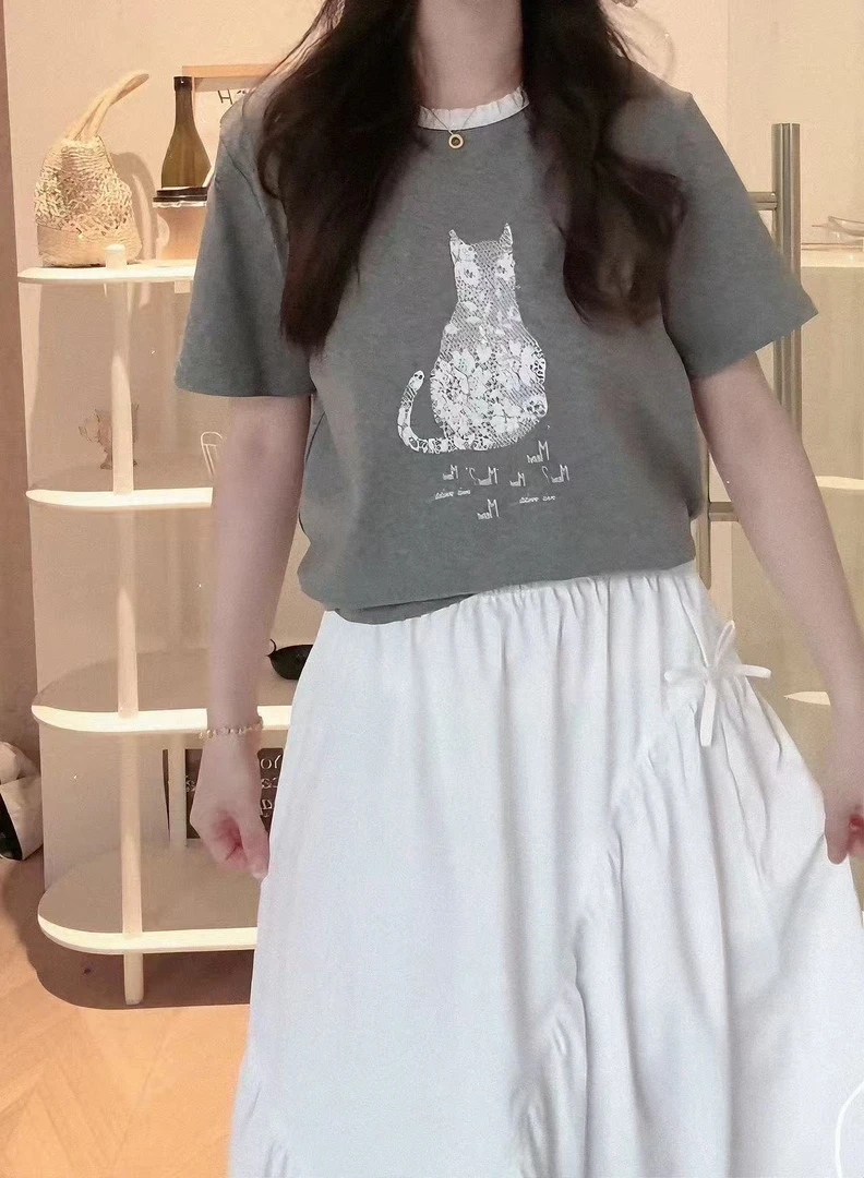 【杭州S姐 精品女装】印花T恤01076