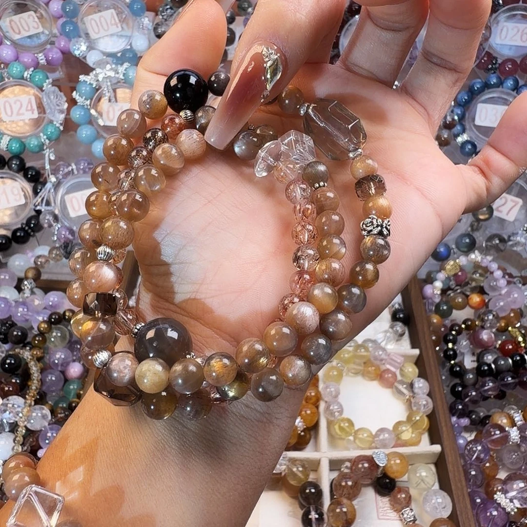 水晶手链合金骨干