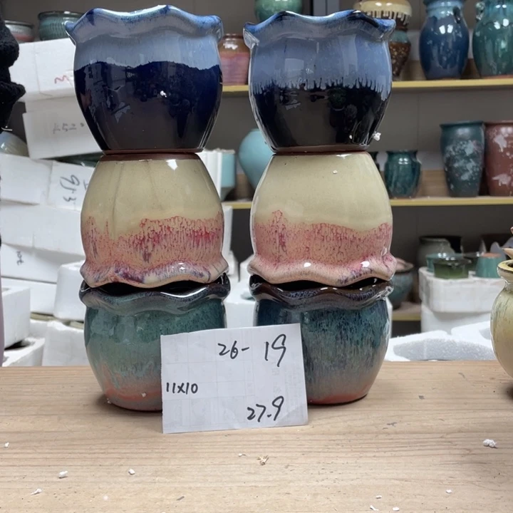 紫砂花盆多肉花盆微瑕19