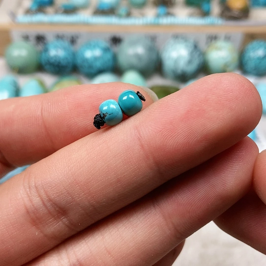 未镶嵌绿松石珠宝半成品