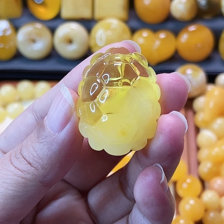 蜜蜡未镶嵌吊坠(不含链)