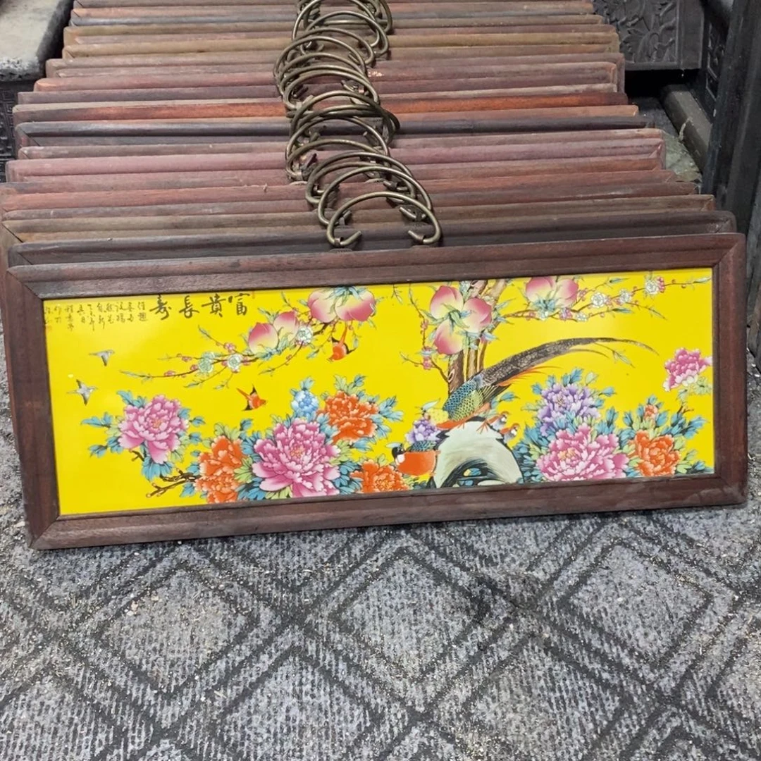 瓷53*21 景德镇瓷板画柴窑烧制