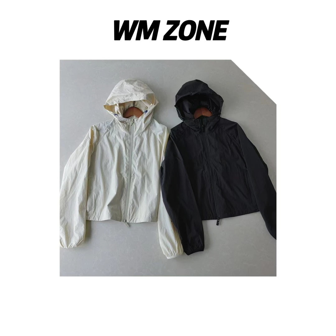 虎儿 4-2412 经典贴布logo拉链短外套