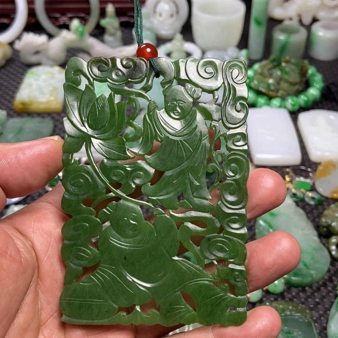 新***司和田玉未镶嵌挂件
