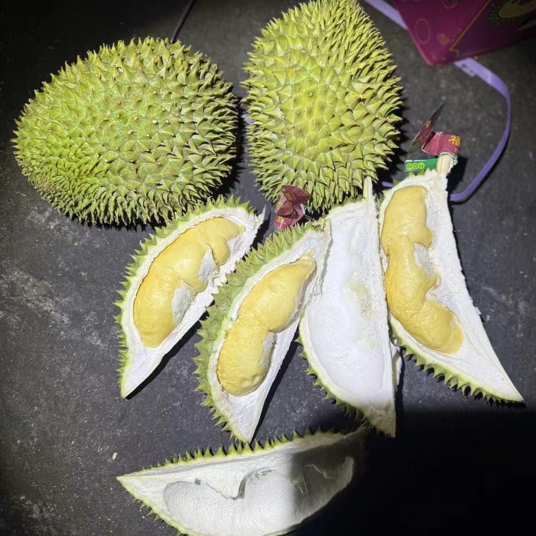 19.9/斤（广州同城跑腿）干尧越南鲜榴莲3-5斤榴莲一物一拍核大（默认开果，不开请备注）干尧越南