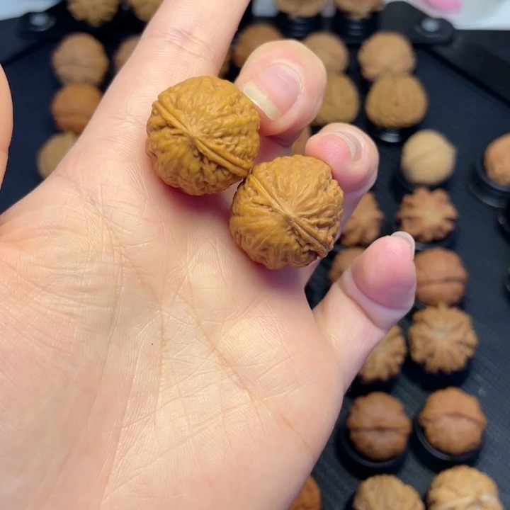 把件文玩核桃小米球 色差
