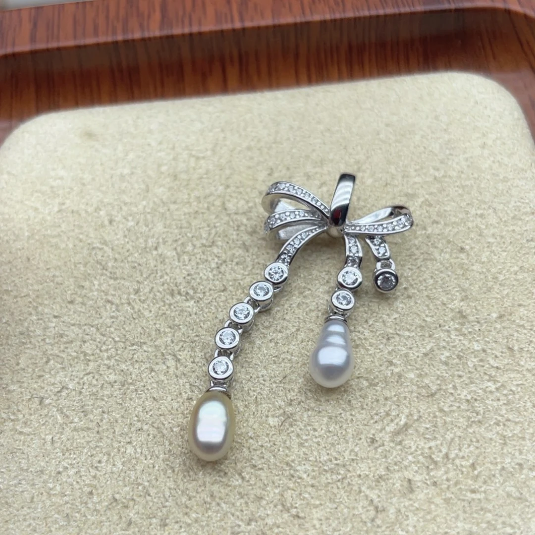 银S925镶嵌颈饰海水珍珠F145