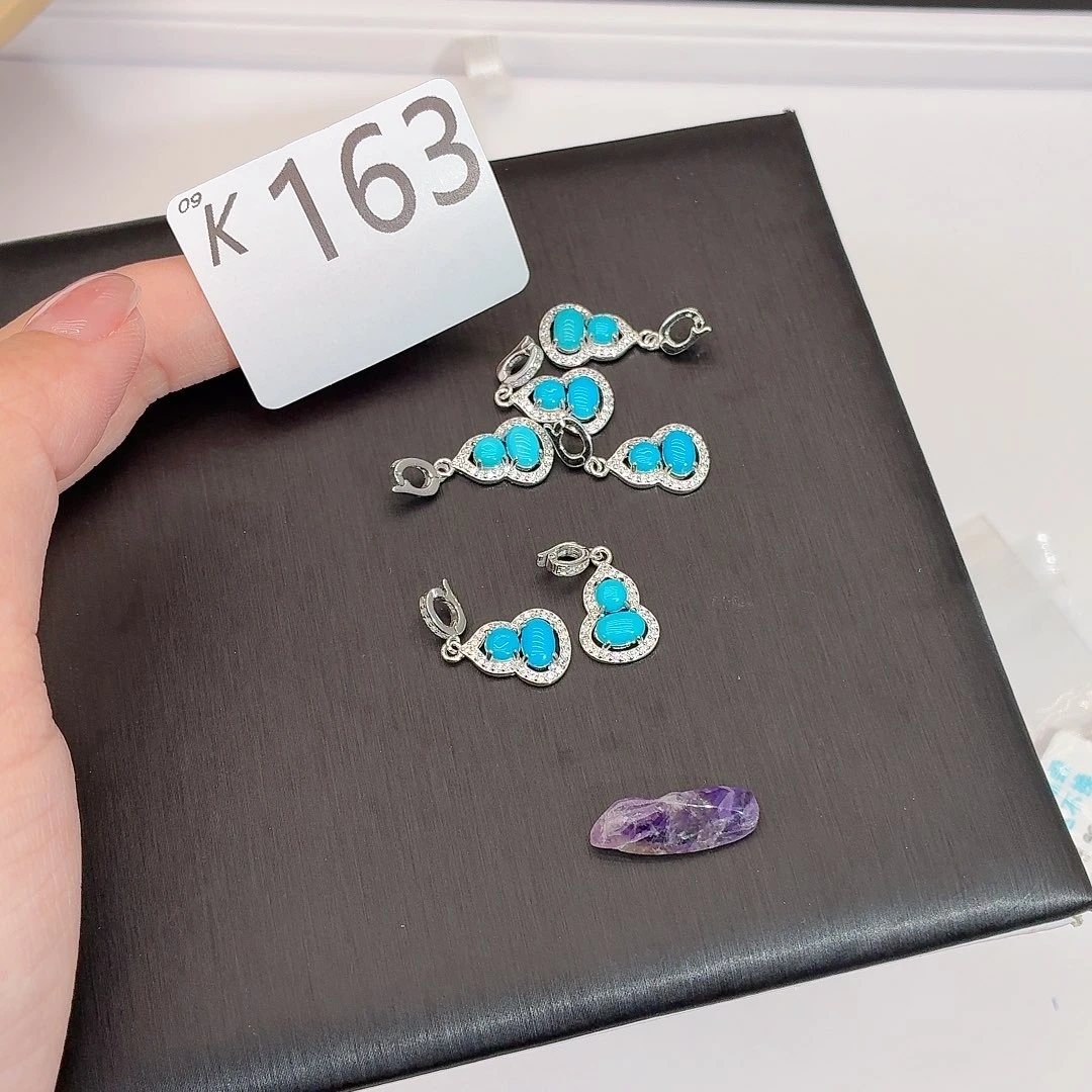 水晶银S925镶嵌珠宝半成品