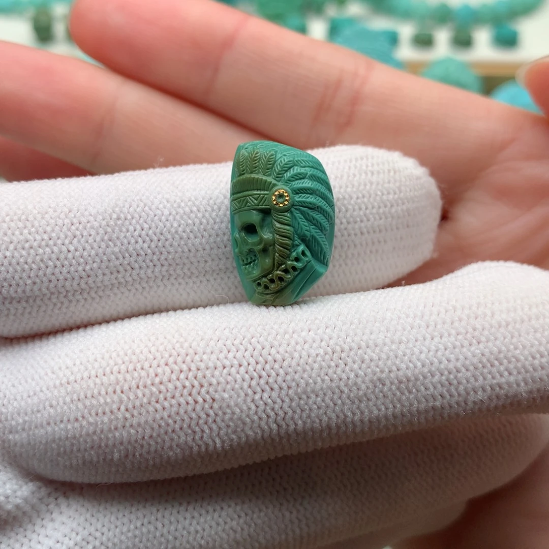 绿松石未镶嵌配饰