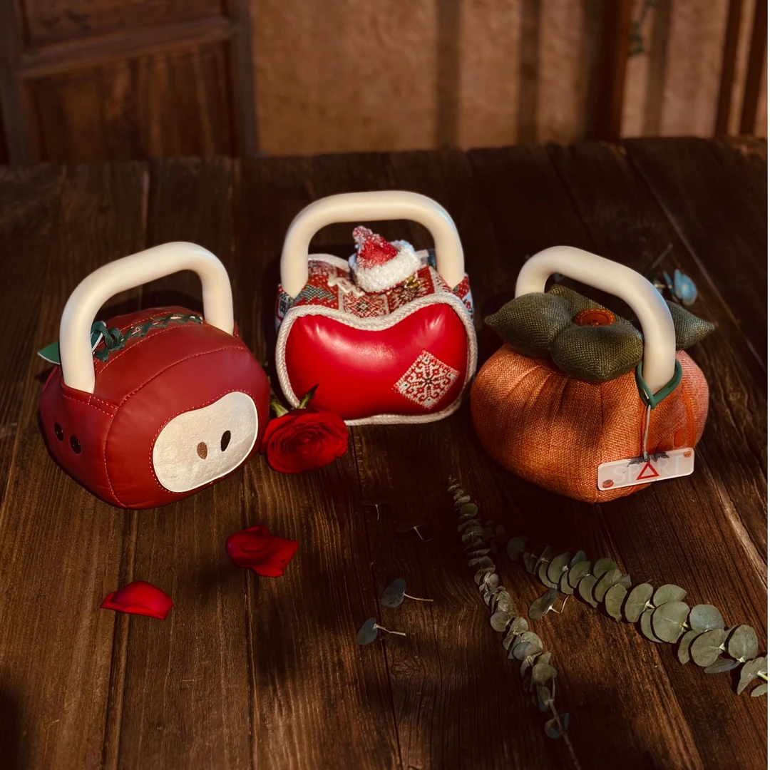 设计师壶铃6Kg 【苹苹安安&柿柿如意&圣诞快乐】