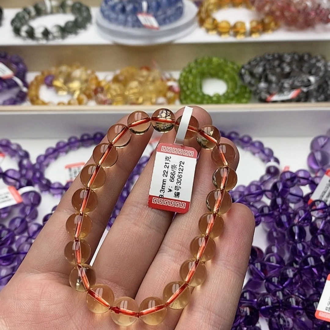 【闪购商品】黄晶手链未镶嵌天然黄水