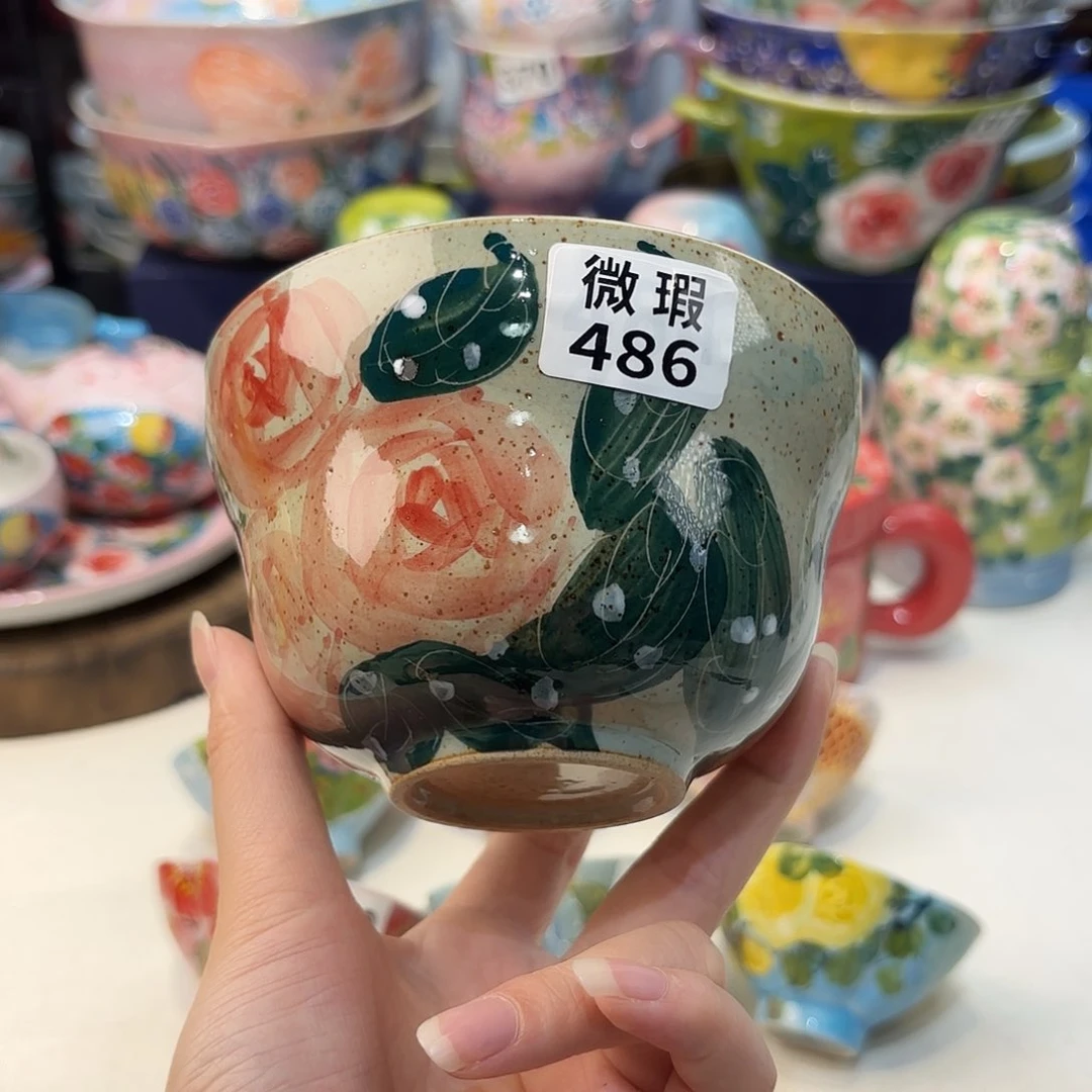 瓷片景德镇手绘高温釉下彩陶瓷茶具