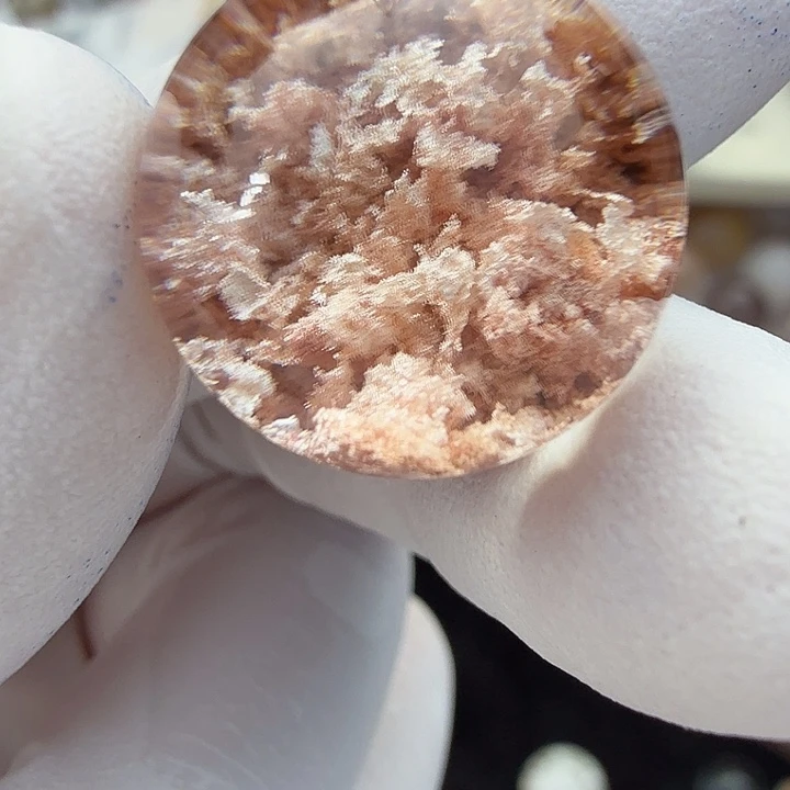 A***a未镶嵌珠宝半成品水晶17.1mm幽灵定制不退换