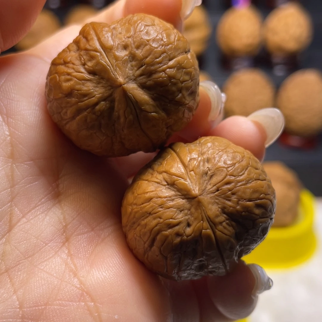 文玩核桃把件Y2龙珠32尺