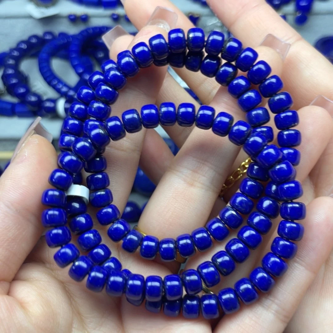 青金石未镶嵌6+直切多圈