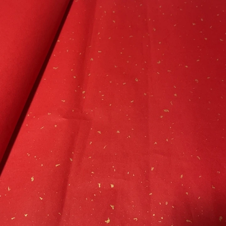 四尺对开大红洒金50张