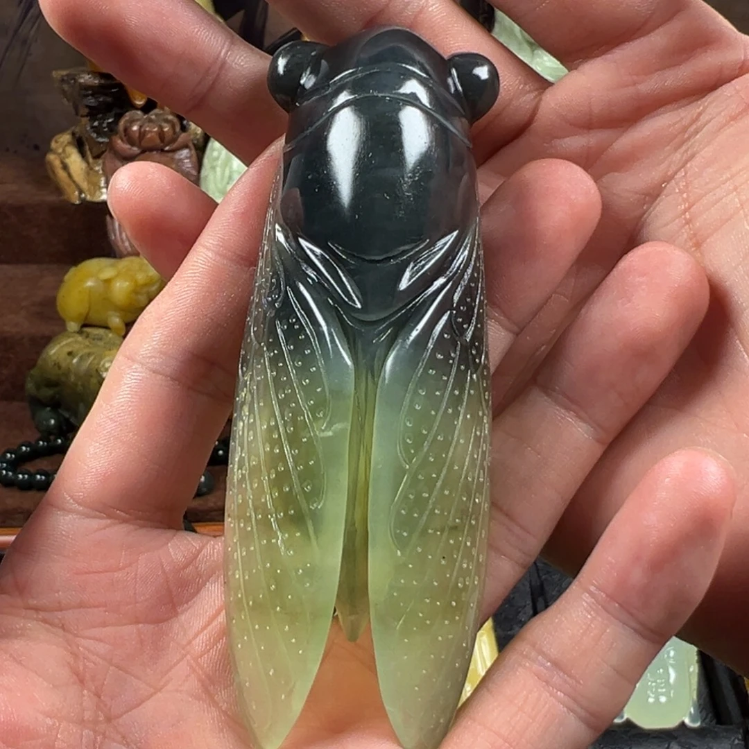 蛇纹石玉未镶嵌天然岫玉手把件