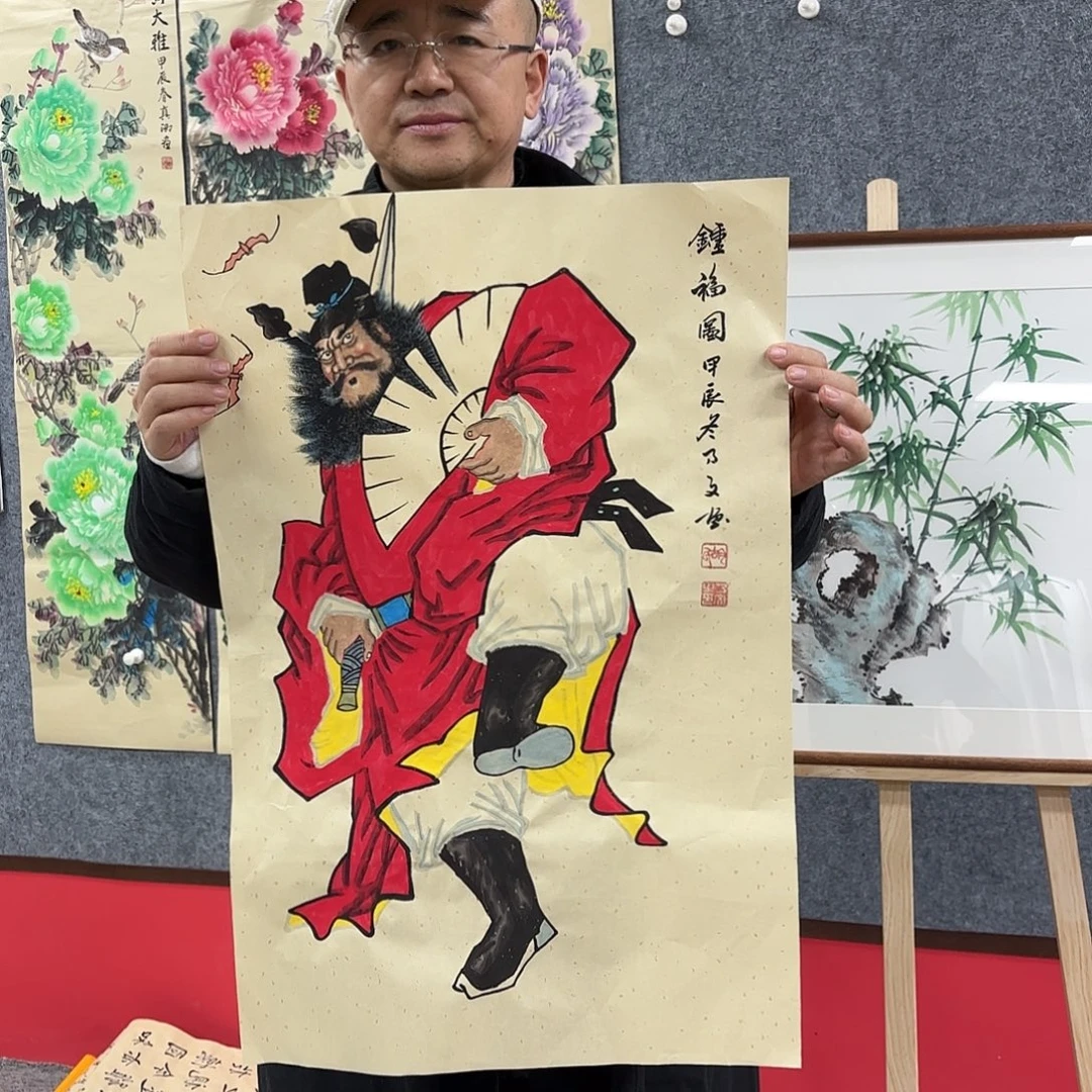 国画国画作品多次入选国内外