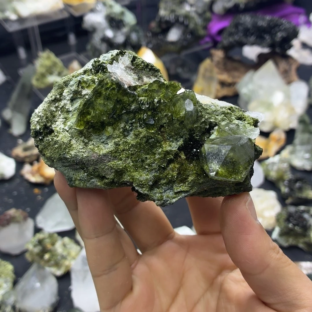 石材绝美水润绿帘