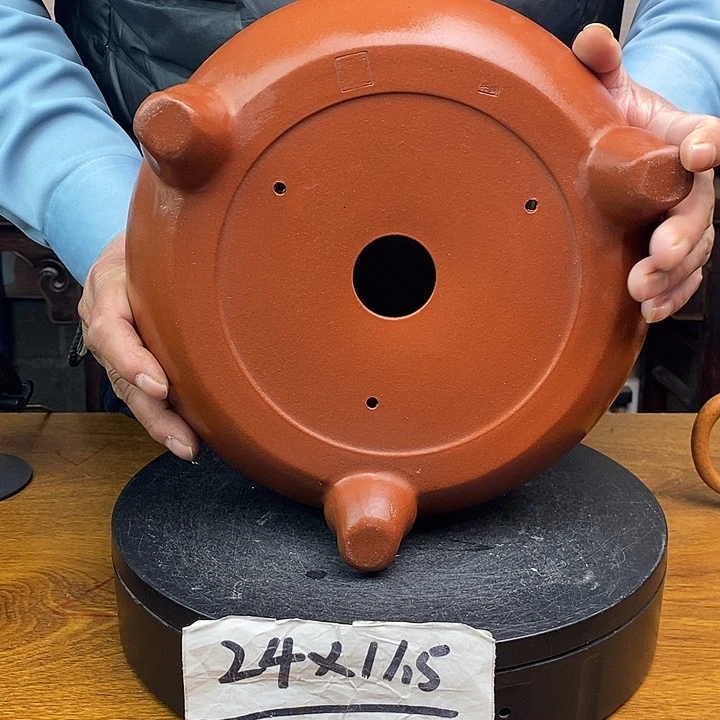 紫砂花盆货号一只SS2