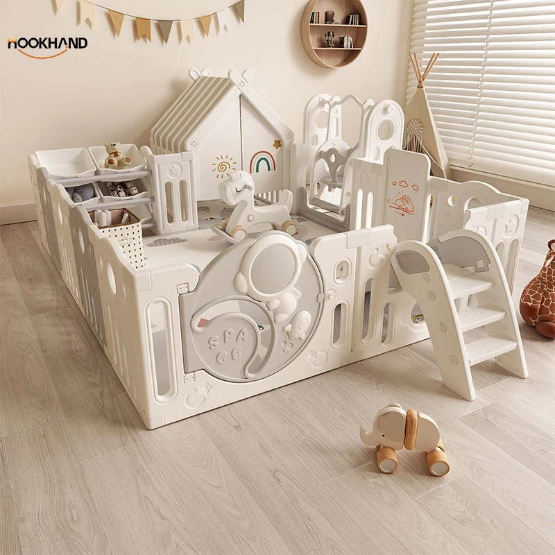 宝宝游戏围栏婴儿防护栏地上爬行儿童室内家用小孩爬行垫护栏客厅