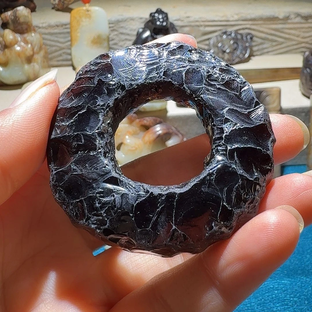 江***湘玛瑙/玉髓未镶嵌笔搁