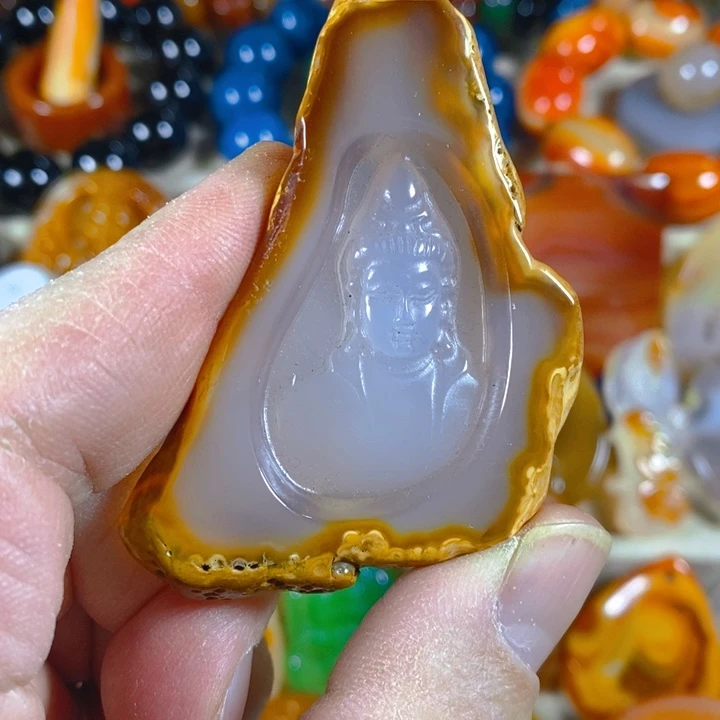 玛瑙/玉髓颈饰未镶嵌尽***等