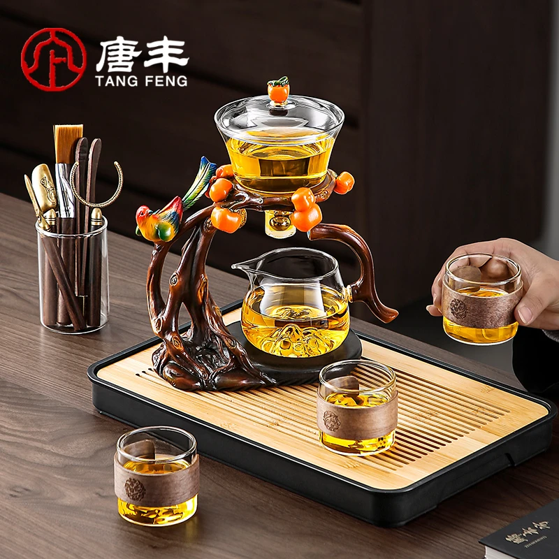 唐丰懒人泡茶神器家用高档茶具套装泡茶专用网红2025新款玻璃自动