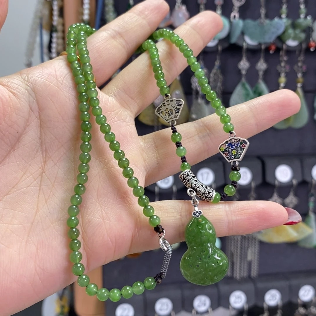 和田玉未镶嵌颈饰柴****）X16