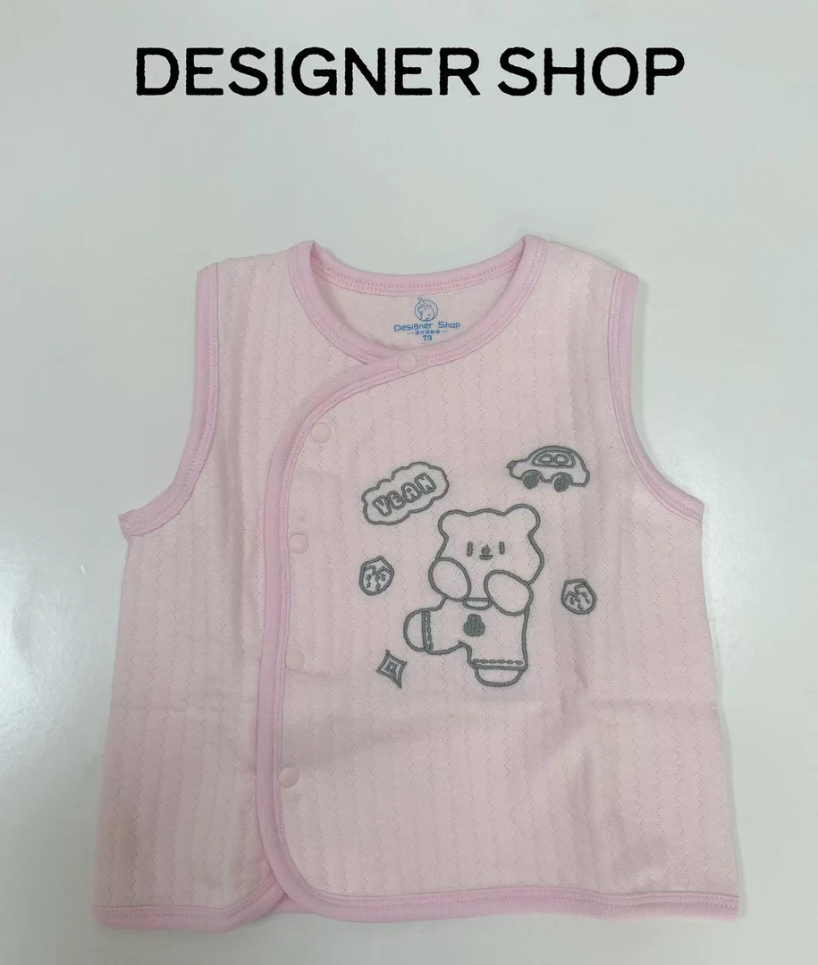 0感空气棉宝宝夹棉马甲保暖背心