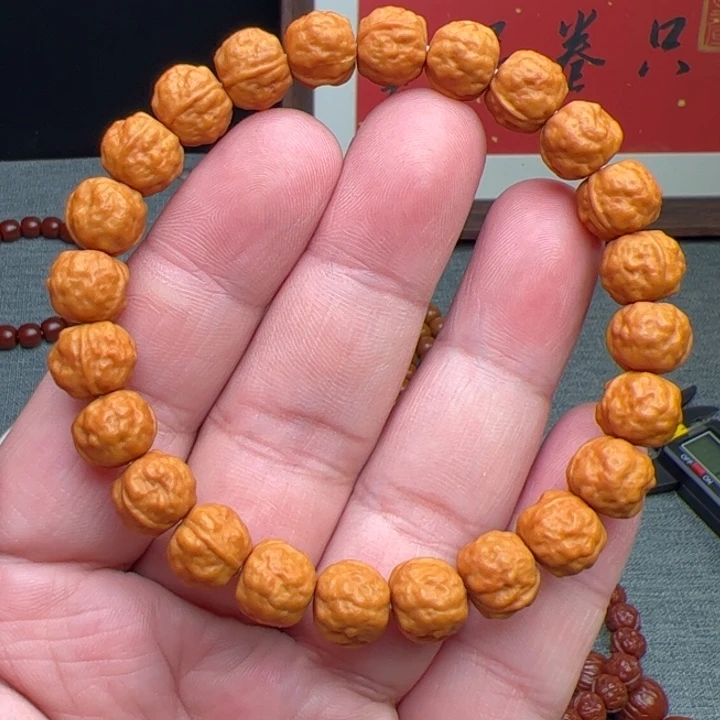 手串猴头核桃完美打底蟾宗尺寸11