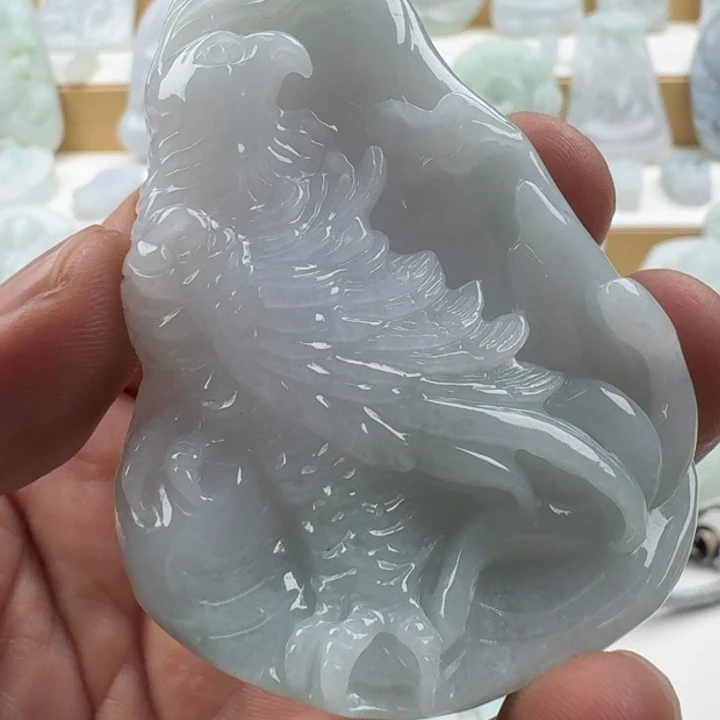 翡翠未镶嵌颈饰天然缅甸A货翡翠