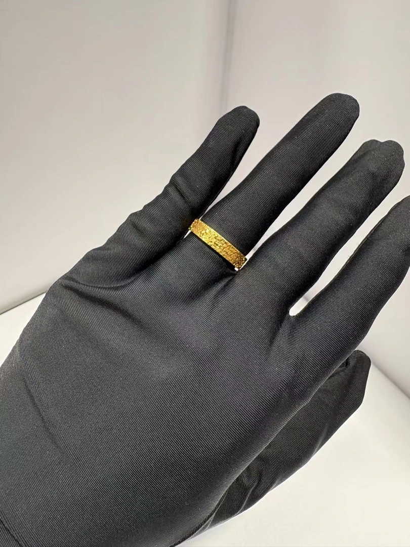 足银银制品 025303585碎冰冰戒指