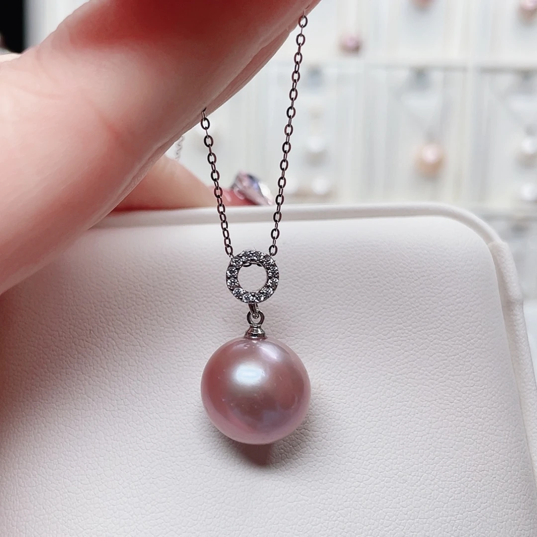 淡水珍珠吊坠(赠链)合金