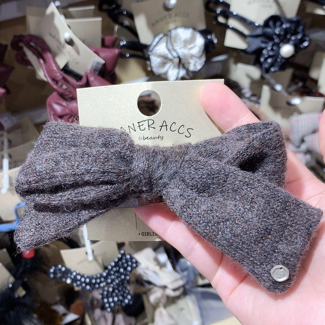 布艺非金属咖色懒人夹