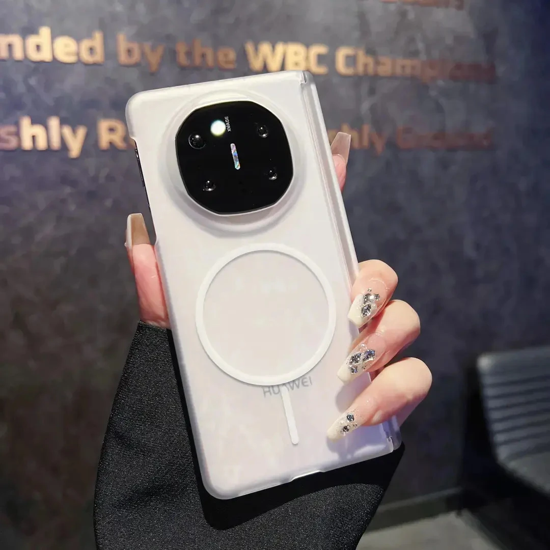 细磁肤感磨砂适用华为MateX6典藏版折叠屏手机壳磁吸双中轴MateX5