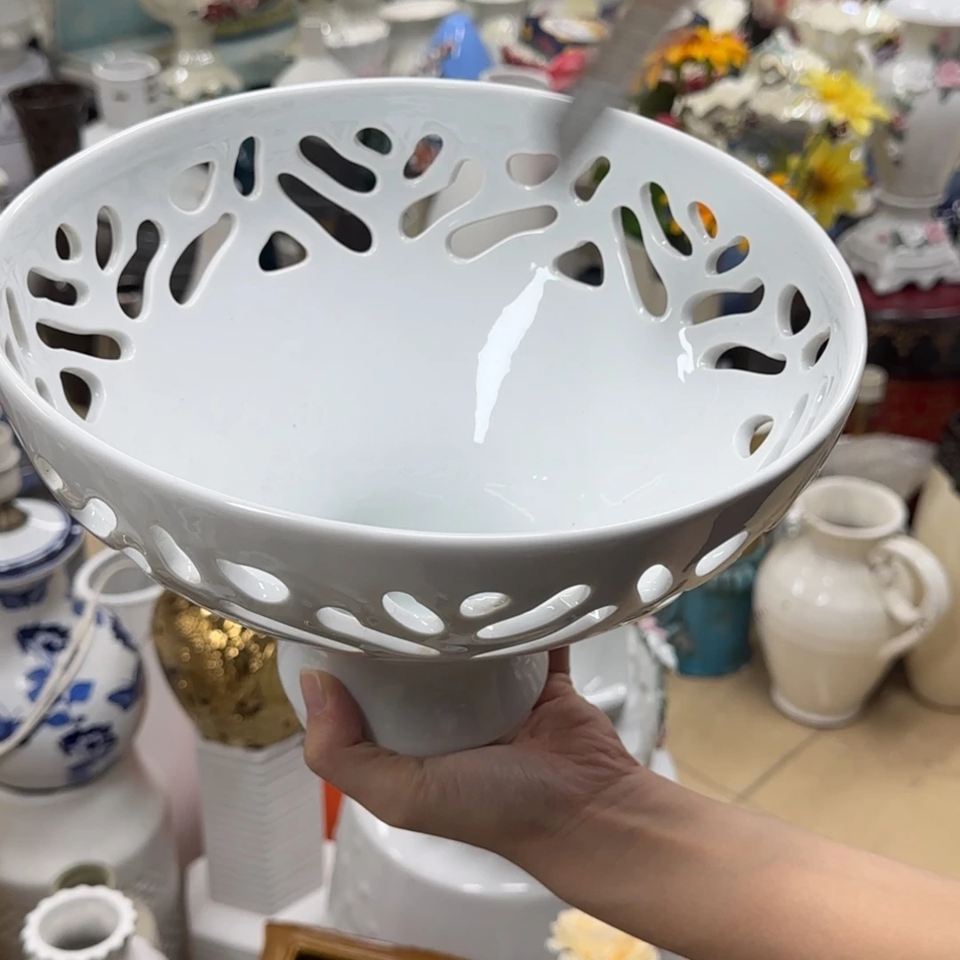 瓷片陶瓷工艺花瓶摆件