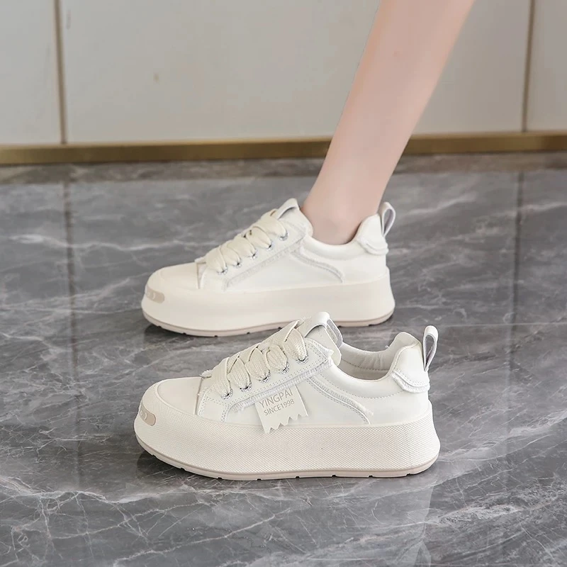 女生秋冬厚底学生休闲小白鞋板鞋Y7602